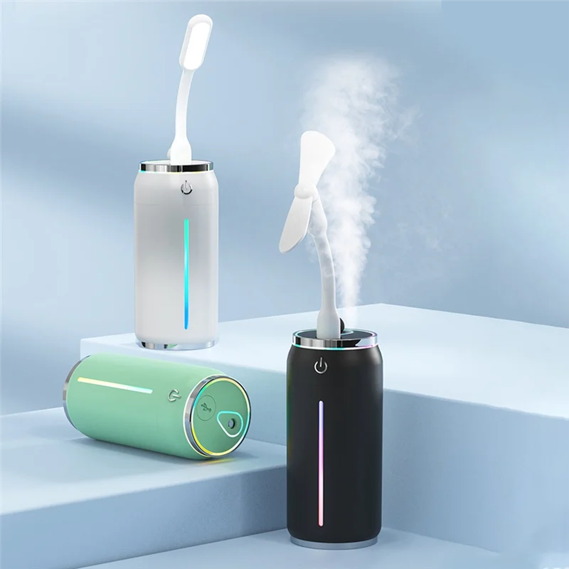 優れた加湿器クリエイティブ加湿小型ファン保湿器具デスクトップエッセンシャルオイルアロマセラピーマシン 220ML A