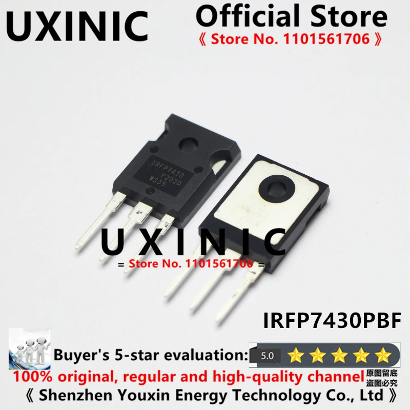 UXINIC 100% New Imported Original IRFP7430PBF IRFP7430 TO-247N Channel MOSFET 195A 40V