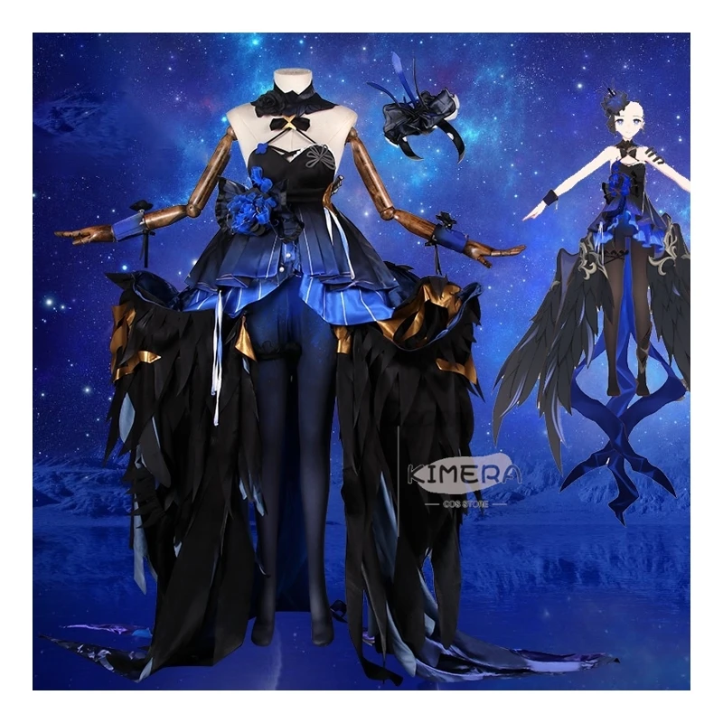 Anime GAME Honkai Impact 3 COS Seele Cosplay Costume Residing in the Eternal Night Seele Dress lolita Halloween Costume Female