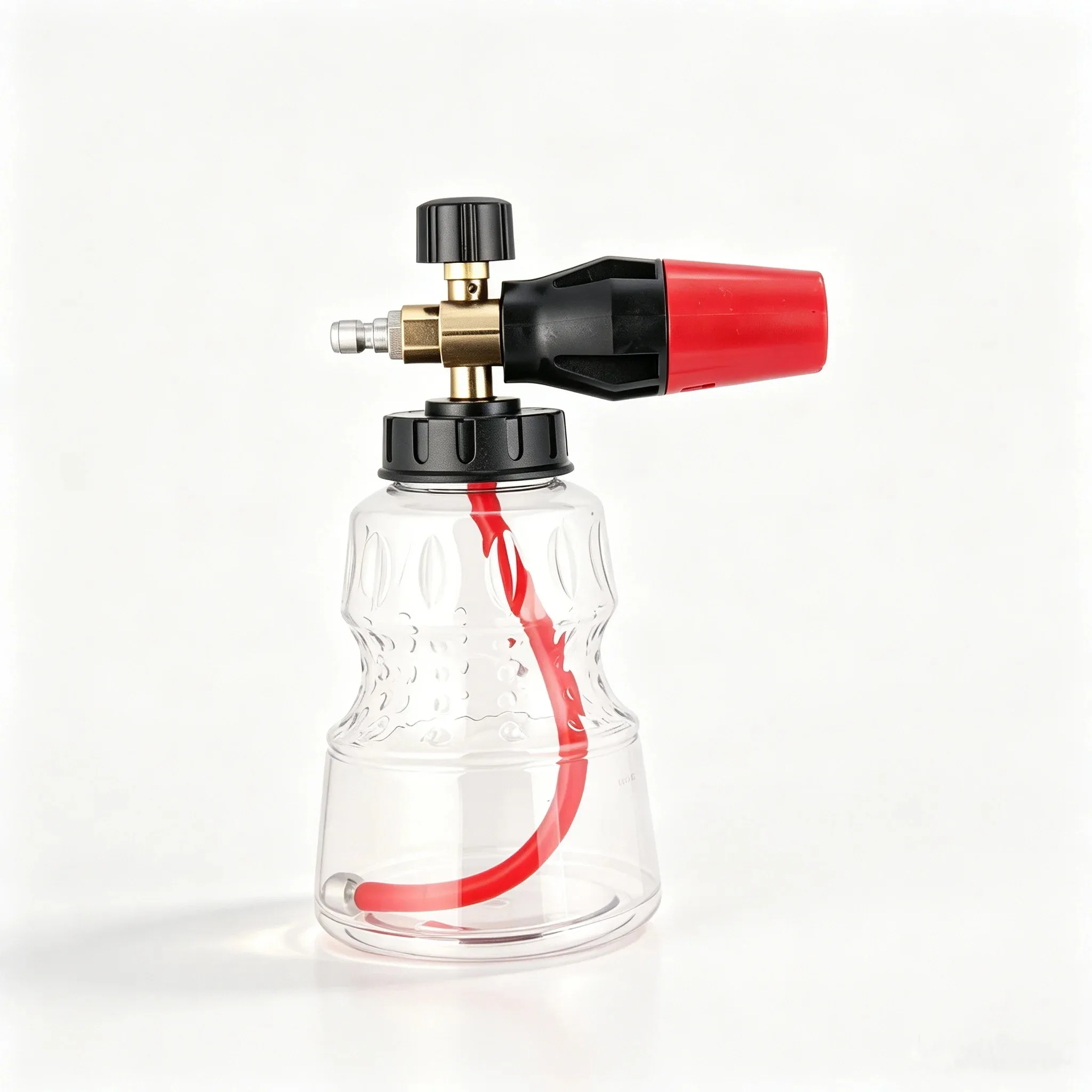 Canon à mousse de neige 32OZ, bouteille transparente, lance à mousse pour lavage auto, raccord rapide 1/4', angle réglable