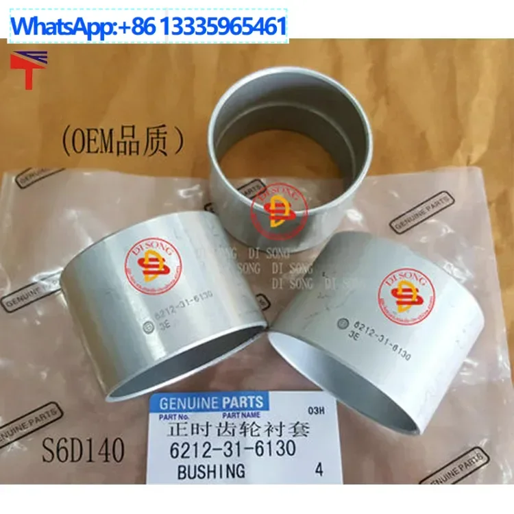 

2PCS 6212-31-6130 Timing Gear Bushing S6D140 Engine Parts