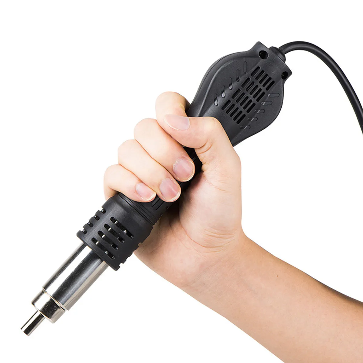 LED Digital Hot Air Soldering Station with Microcomputer Control Fast Warm-Up Precision Temperature Stability Airflow Adjustment