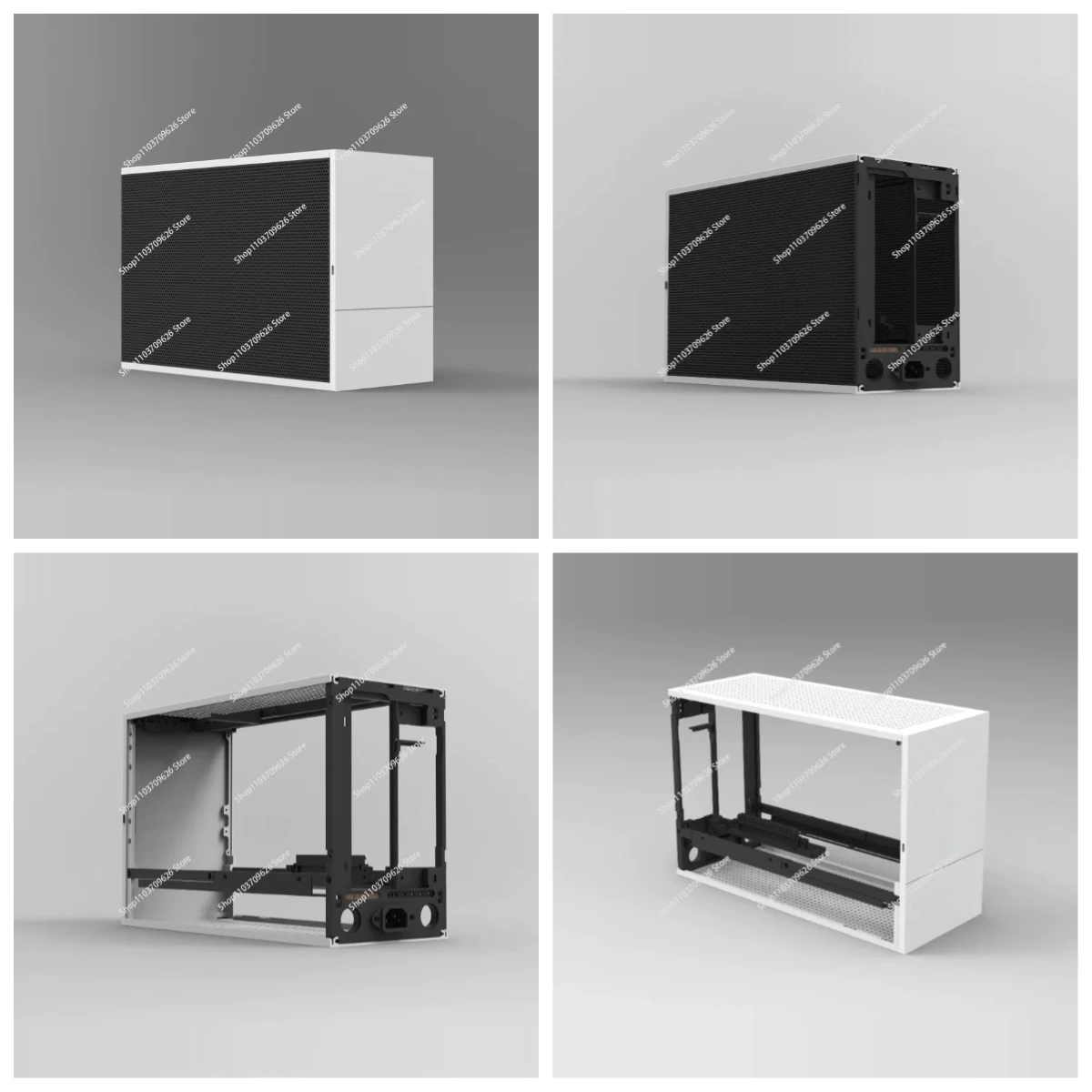 Gold Seller T1 Chassis 9-liter Aluminum Alloy CNCITXA4 Back-to-back Air-cooled Chassis