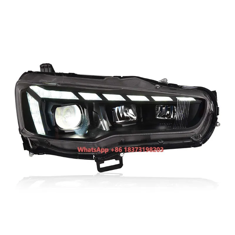 Car Styling for Lancer Headlights 2008-2019 Headlight DRL LED Lens Headlight Assembly Accessories