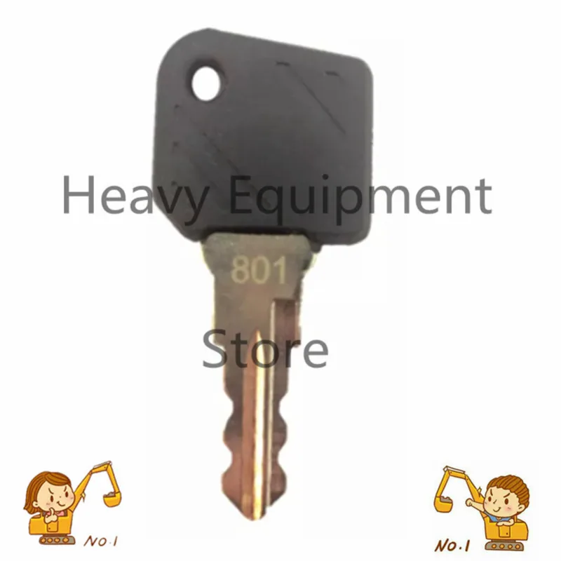 1X 801 Ignition Key 0009730419 0009701304 for Linde Forklift High Lift Truck Ant Key P0P