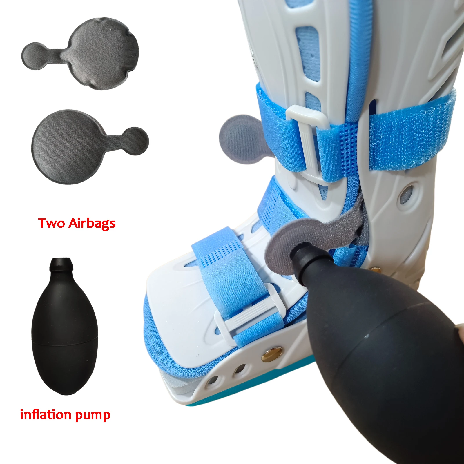 Kids Air CAM Walking Boot Children Medical Inflatable Walker Orthopedic Support Boot for Foot Fracture Ankle Sprain