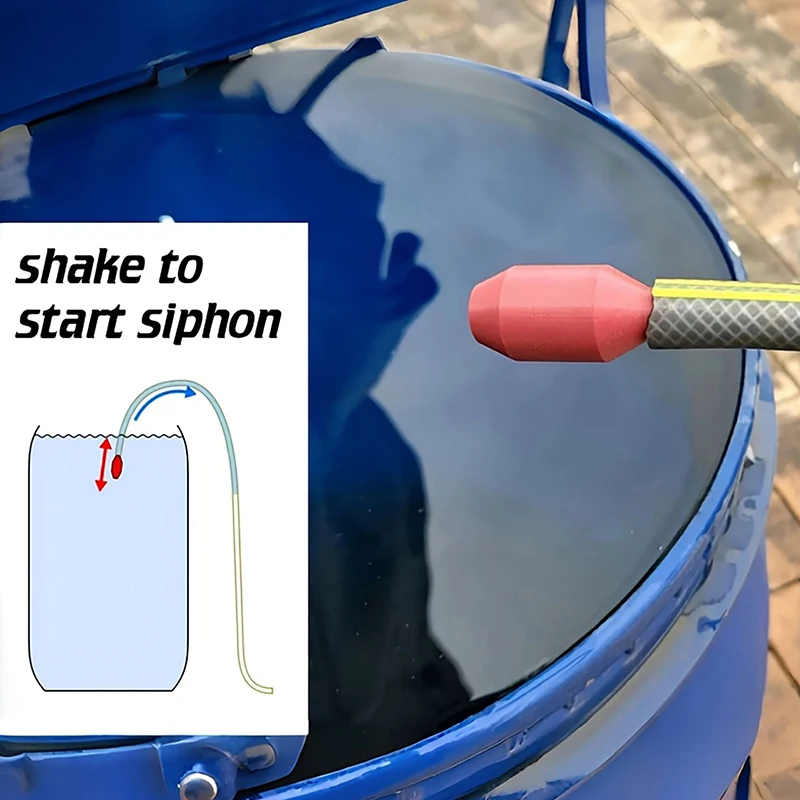 

Self-Priming Siphon Pump - Hand-Operated Water Transfer Tool for Garden, Pool & Aquarium, No Power Needed