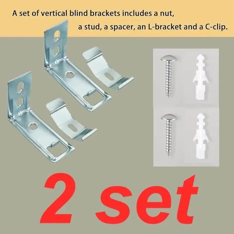 1/2Set High Quality Wall Bracket Hardware Accessories For Electronic Curtain Single/Double Rail Side Mount Bracket Track Poles