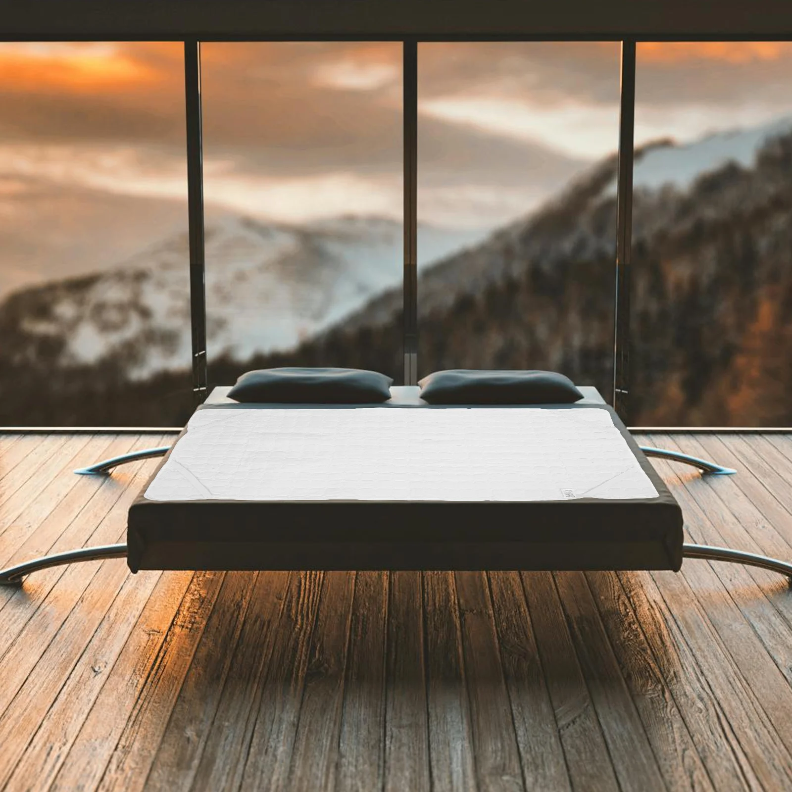 

Mattress Protector Single Layer Quilted Bedding Barrier Stain Resistant Dustproof for Mattress Topper Easy Fit Elastic Corner