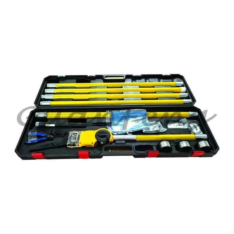 Optical fiber attachment efficient management tool automatic intelligent cable strapping machine