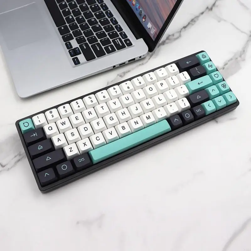 Mechanical Keyboard Keycap Minimalist XDA Profile 127Keys Dye Sub KeyCap Compatible Cherry MX DZ60 RK61 64 GK61 for