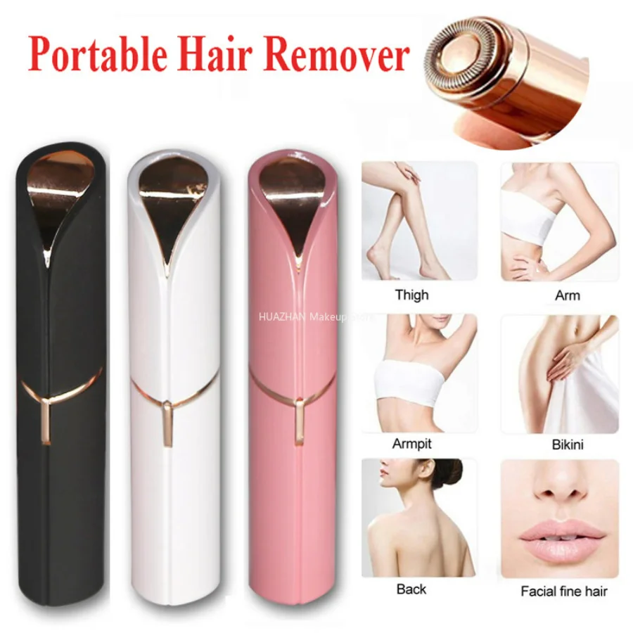 

Upgrade Facial Epilator Portable Hair Remover Shaver Mini Electric Eyebrow Trimmer Painless Body Eye Brow Razor Women Depilator