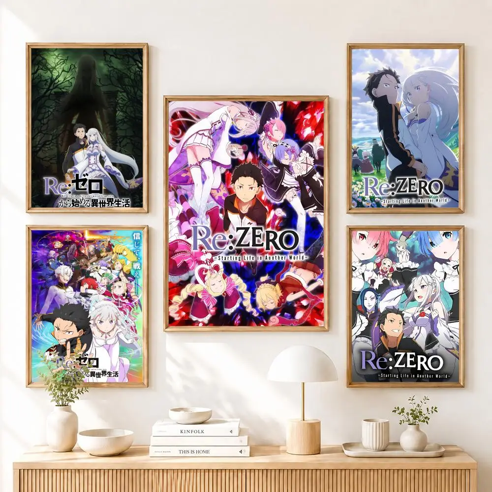 ReZero - Comenzando una vida en otro mundo, pintura, caligrafía, carteles e impresiones, impresiones artísticas, decoración del hogar, regalos artísticos
