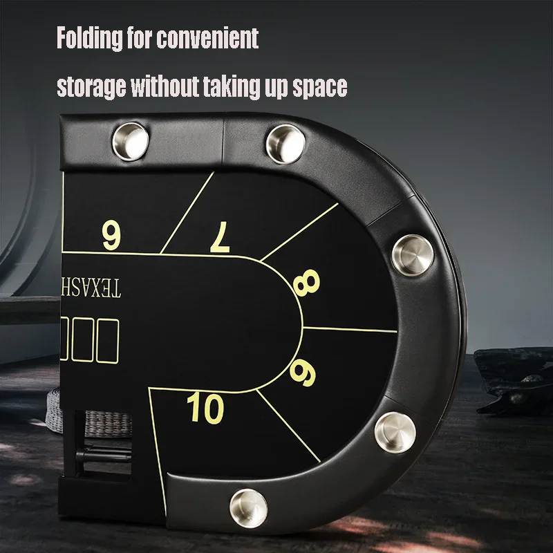 

-Texas Hold'em Tournament Table Chip Chess Room Dedicated Folding Desktop Customizable Size Tablecloth Texas Table