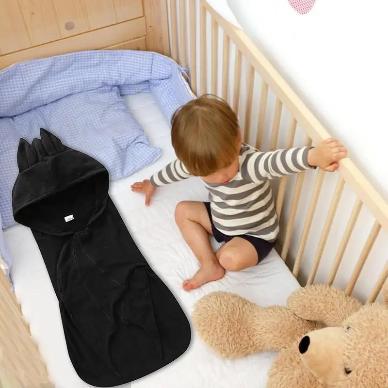 Halloween Bat Blankets For Babies Swaddle Blanket Newborn Bat Receiving Blanket With Halloween Swaddles Design Soft And Cozy