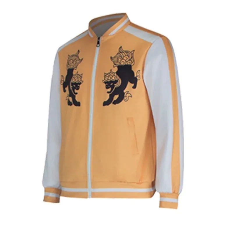 Anime quebra-vento jou togame winbre cosplay traje adulto jaqueta zip up casaco shishitoren uniforme escolar estilo casual casaco cos