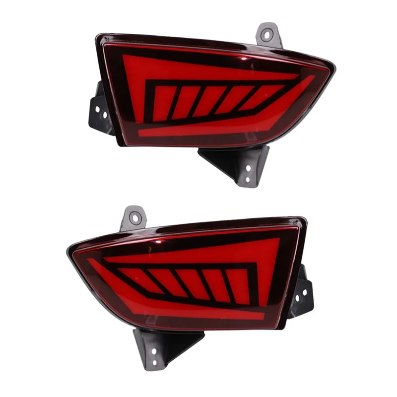 

NEW-LED Brake Tail Light Turn Signal Fog Lamp For Honda Pilot 2019-2022 Rear Bumper Reflector Light