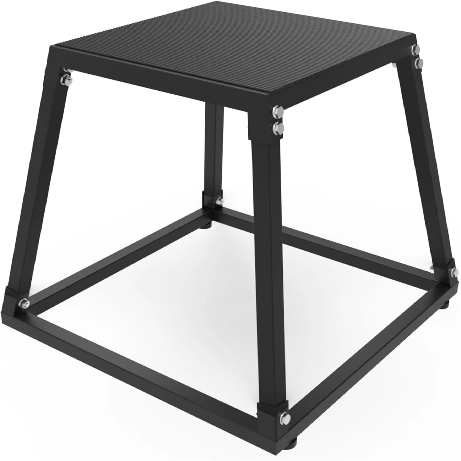 Boîte de saut de 12 pouces avec surface antidérapante |   Boîte d'entraînement pour la force explosive et le rebond, équipement de fitness à domicile, entraîneur de saut à la corde pour la salle de sport