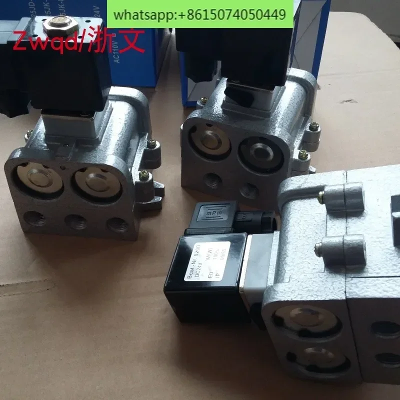 Globe valve two-position five-way K25JD-8 K25JD-08 AC220V DC24V solenoid valve