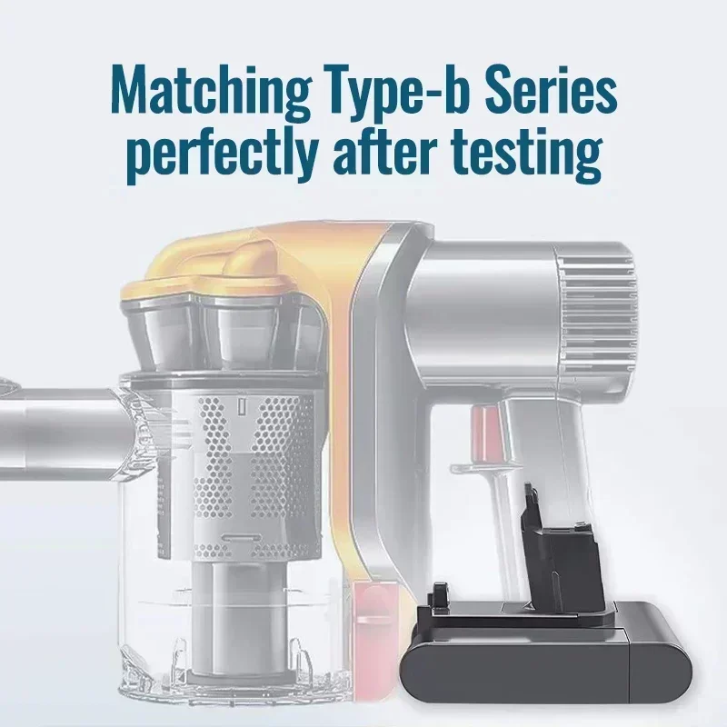 

DC31 Type-B Battery 22.2V 4800mAh Li-ion Vacuum Battery for Dyson DC35 DC45 DC31B DC34 DC44 Animal DC56 DC57 (Only Fit Type B)