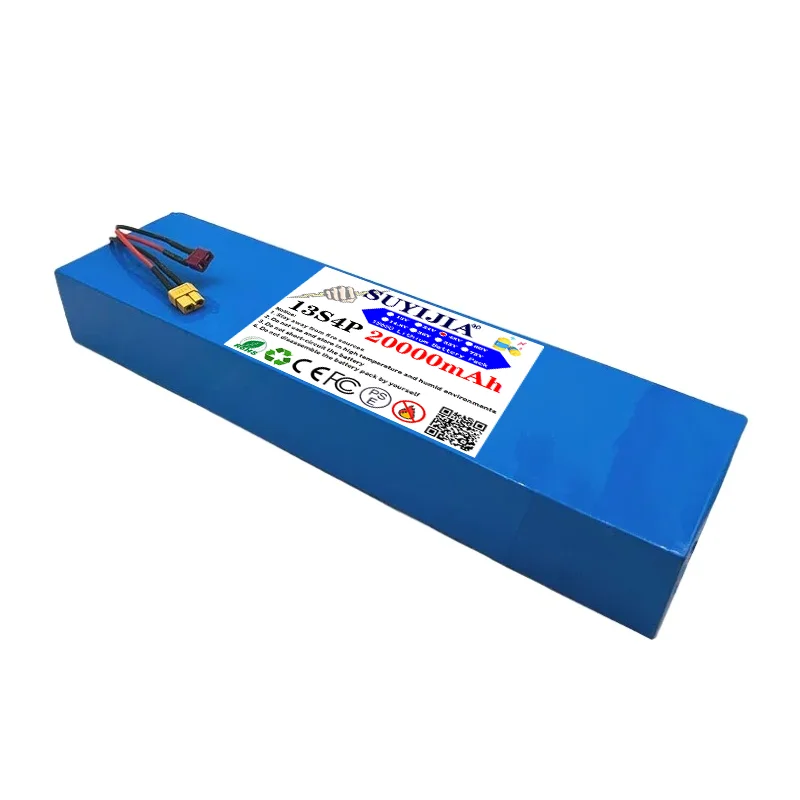 NEW 48V 20000mAh for Kugoo M4/MaxSpeed ​​Li-ion Battery 13S4P Large Capacity Built-in BMS Rechargeable Battery Pack
