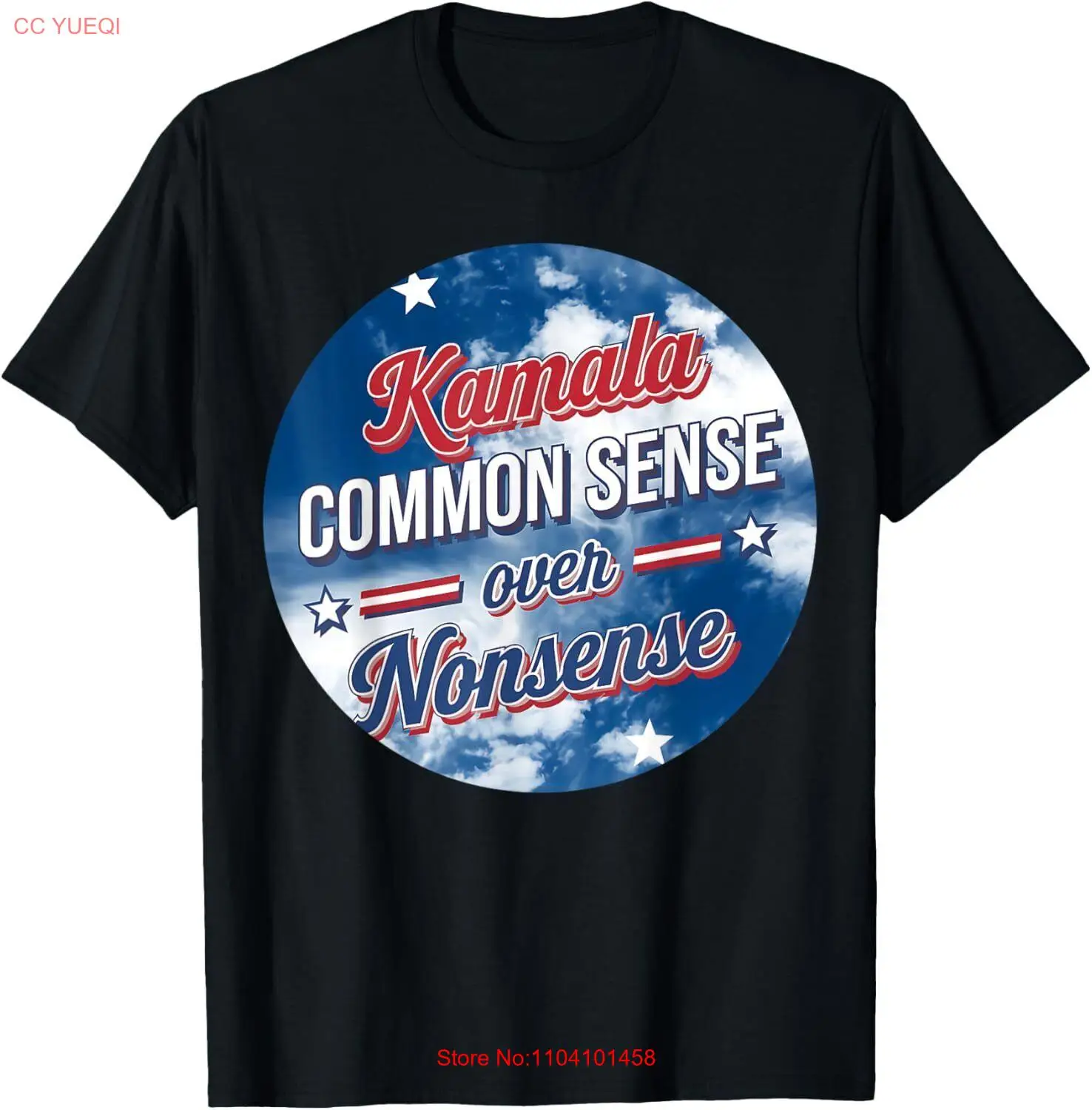 

Kamala Common Sense Over Nonsense T-Shirt