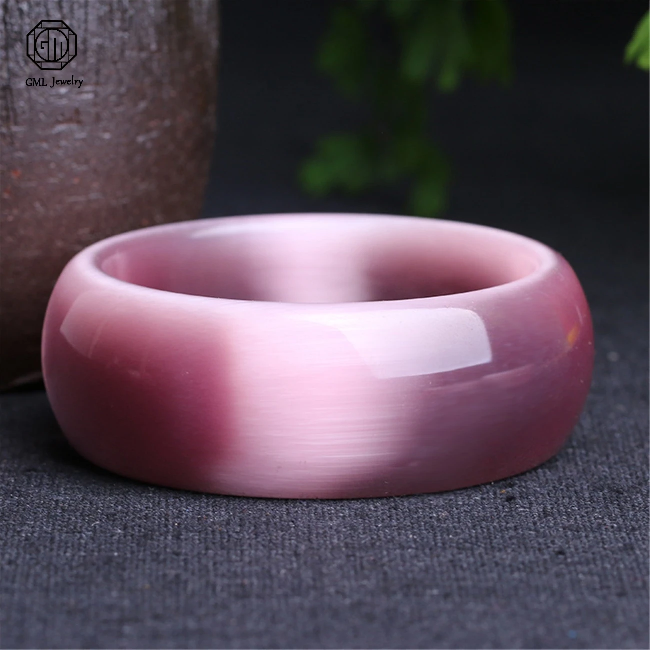 Genuine Cat Eye Stone Bracelet Wide Width Fashionable Korean Style Minimalist for Women Students Daily Wear Jewelry Gift 6