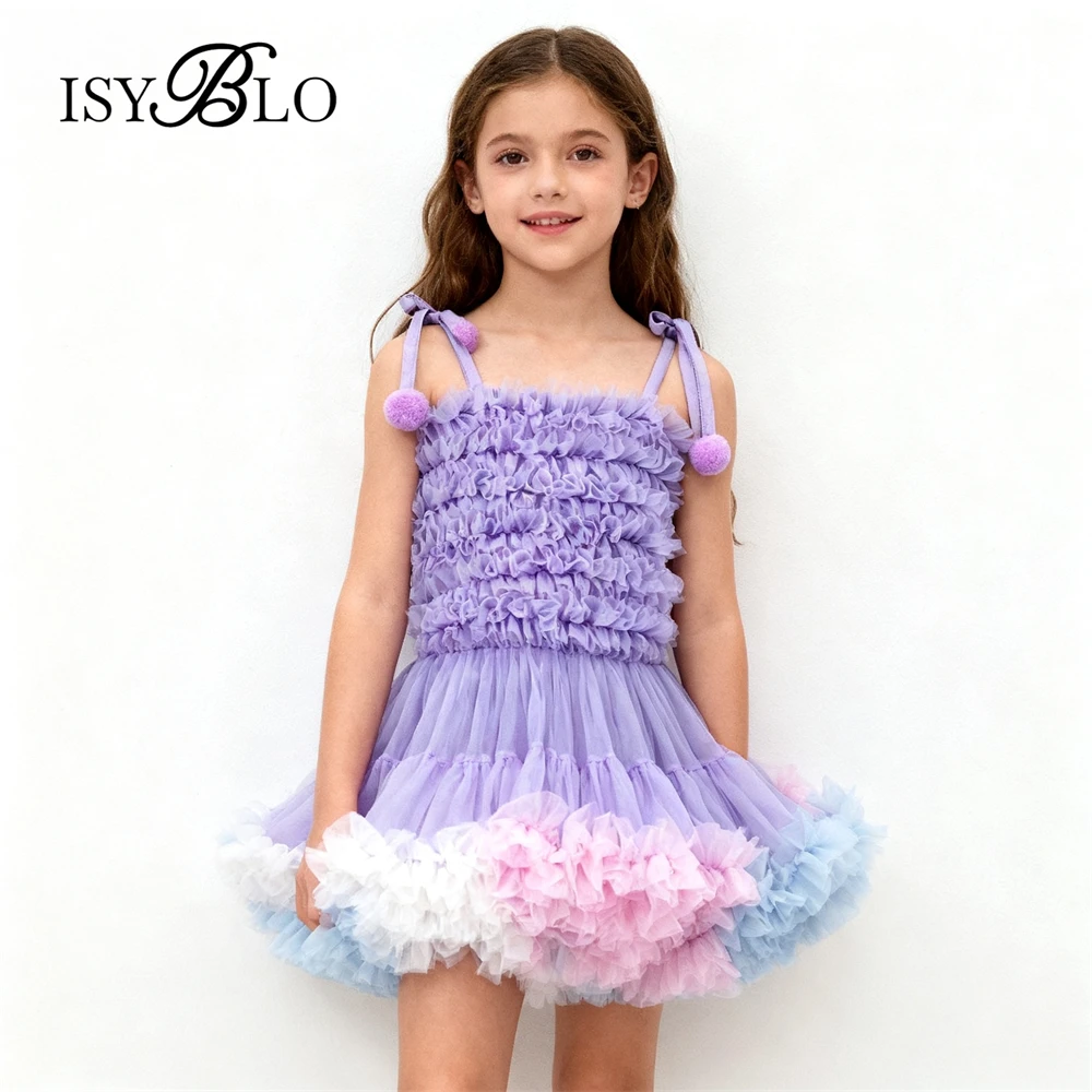 

Fast Ship Adjustable Straps Tutu Dres for Kids Birthday Party Gowns Chidren Christmas Dresses Above Knee Dress