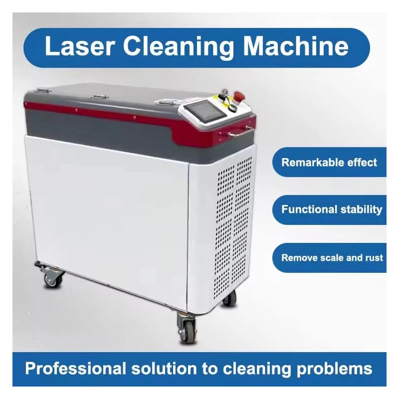 Best Price 100W/200W Pulse Laser Cleaning Machine for Removing Paint Oil Metal Wood Quality Electrical Parts Cleaning Equipment