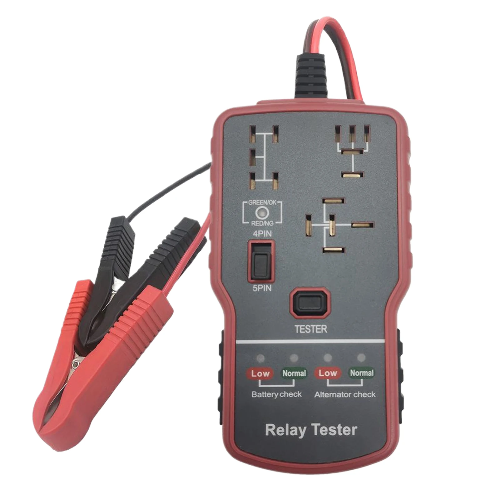

RT-901 2 In 1 Car Relay Battery Voltage Tester Tester Relay Tester Vehicle Relay Tester Durable