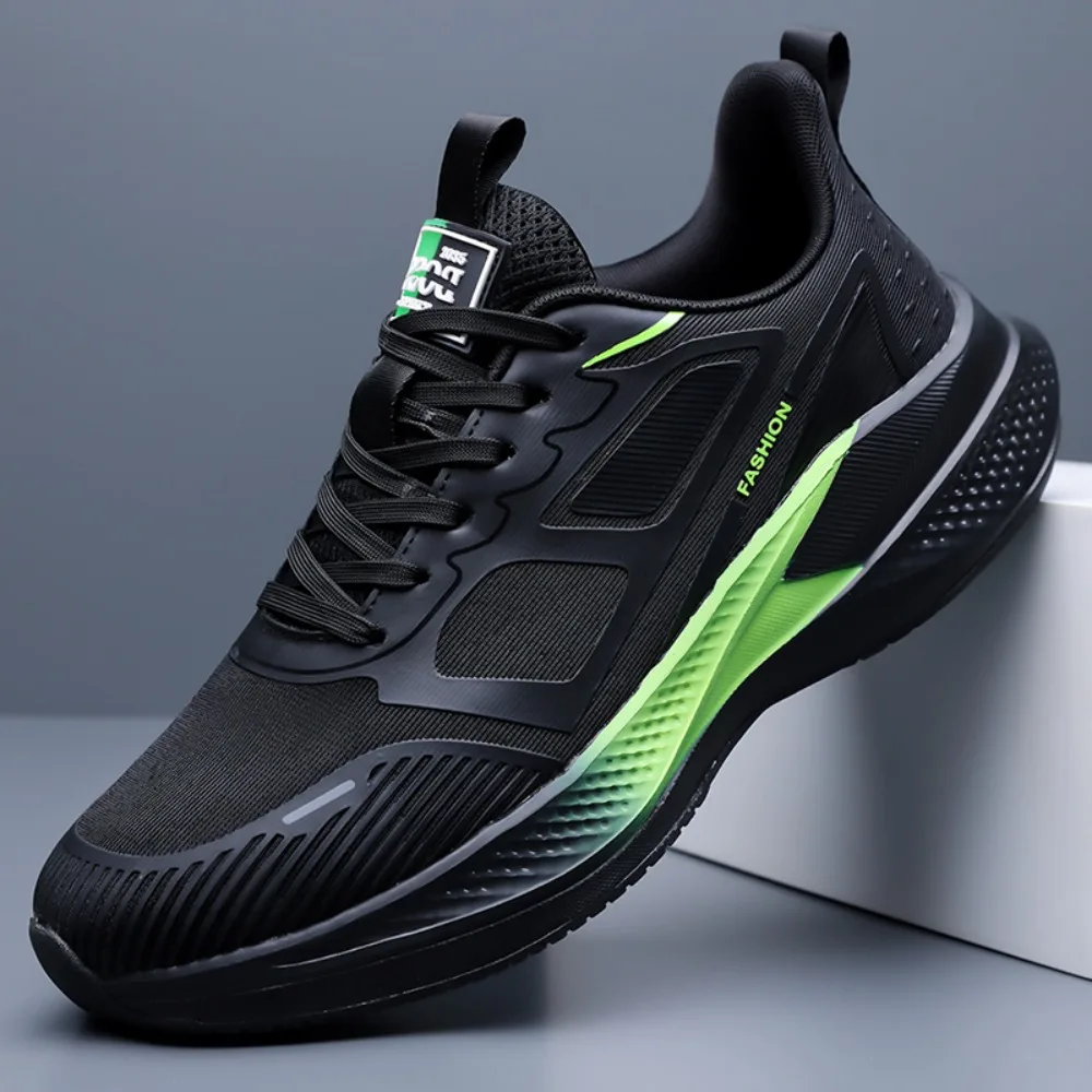 

Fashionable Leather Surface Sports Shoes in Black Grey Blue And White Sizes Comfortable Sporty Casual Shoes for All Genders