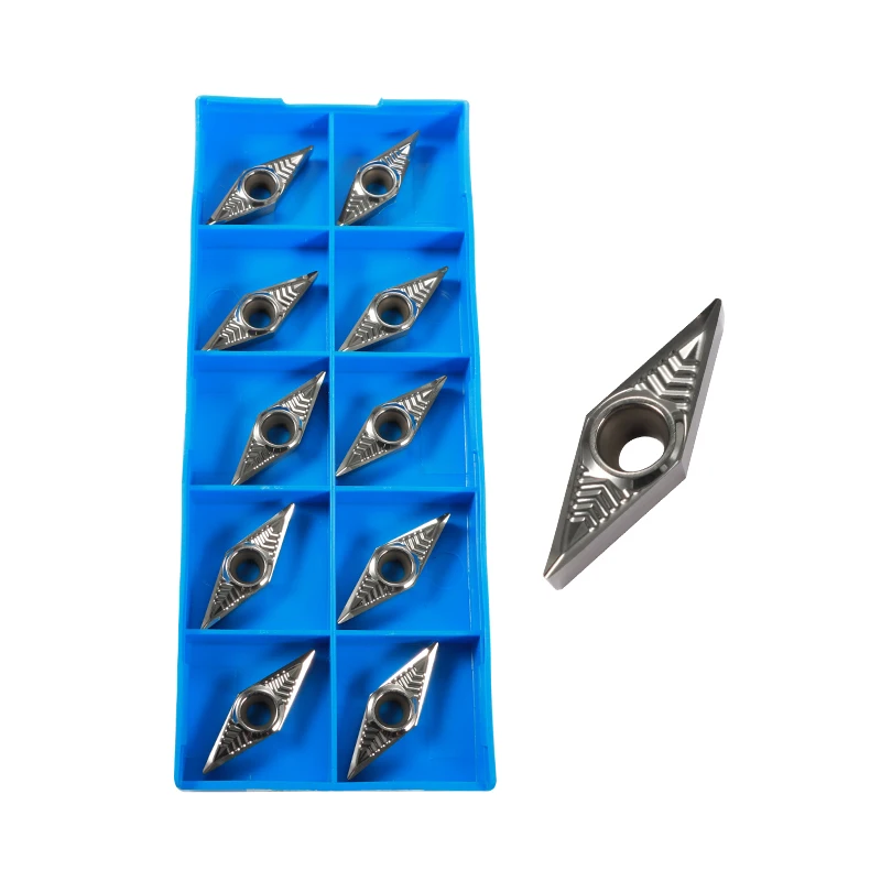 VCGT110302 VCGT110304 VCGT160402 VCGT160404 VCGT160408 Aluminum Carbide Insert for SVJCR External Turning Tool CNC Lathe Parts