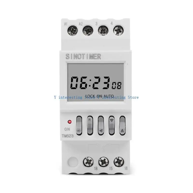 

896A Programmable Digital Timer Switch LCD Digital for Time Street Light Controller for Lights fans and Motors Single P