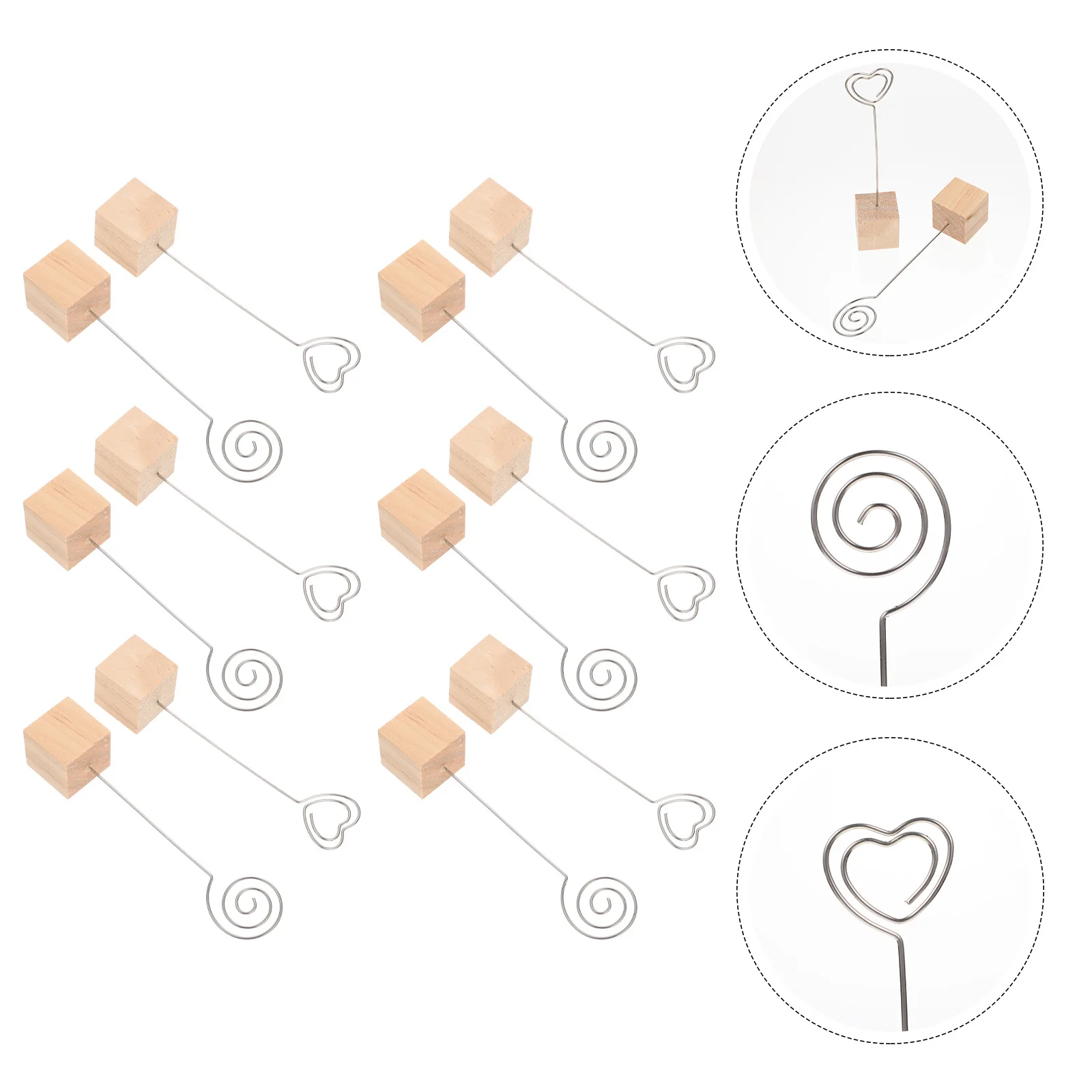 12 قطعة سطح المكتب عرض الصور تقف آمنة موثوقة أصحاب الصور بطاقات الأعمال المشابك للمنزل ديكور مذكرة كليب