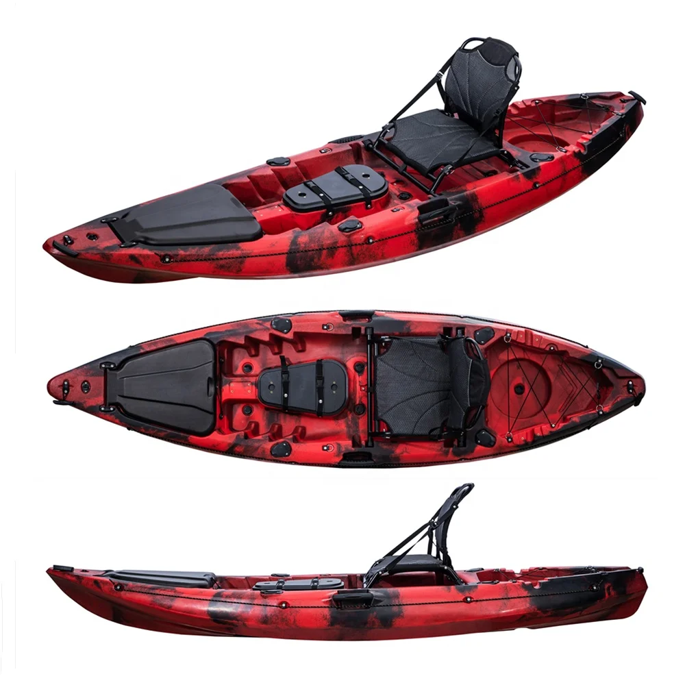 

New Design Pe Canoes Plastic Kayak Made in China for Both Fishing and Recreation