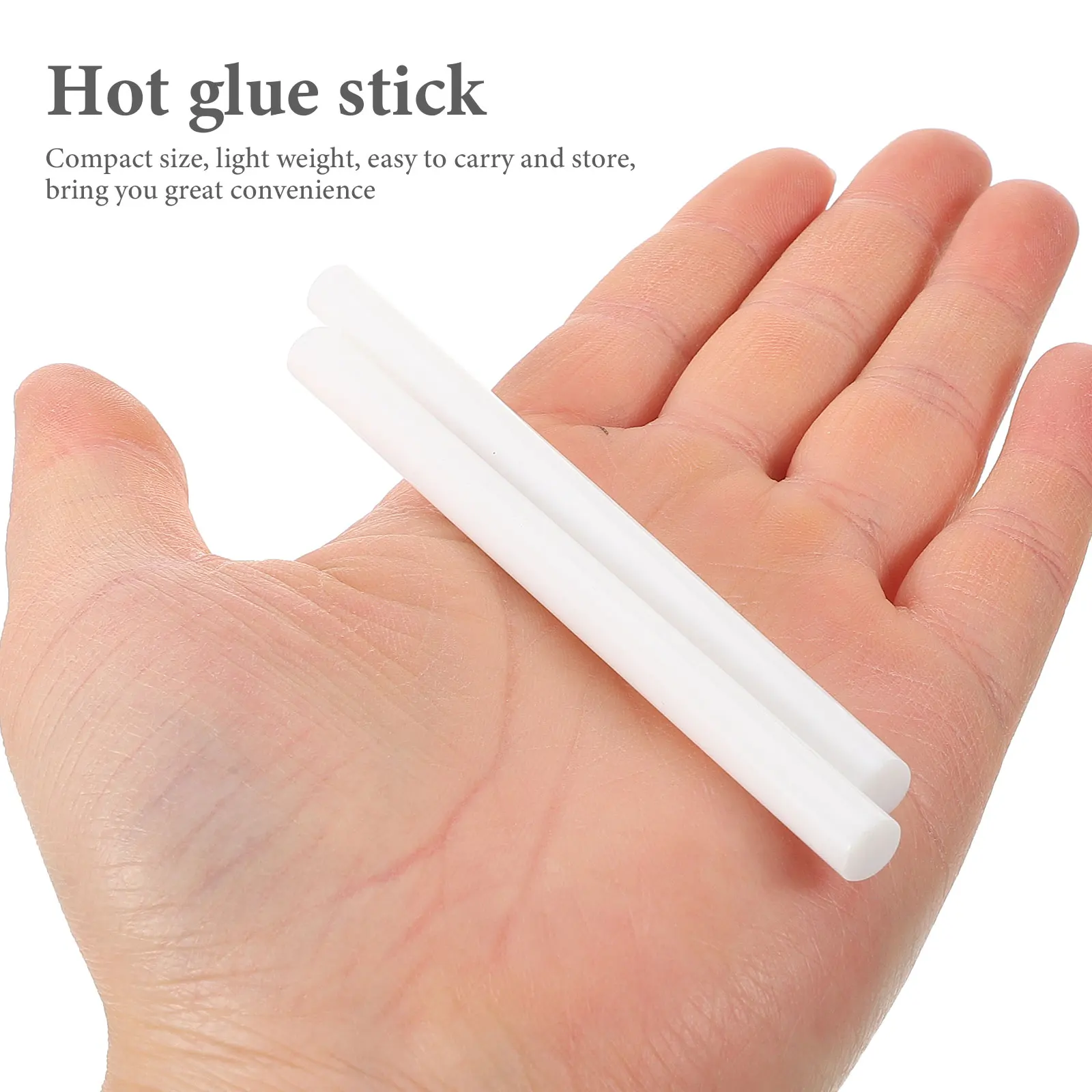16pc Hot Melt Glue Sticks Super Adhesive Mini White Bulk Craft DIY Arts School Projects Home Repair Safe Material High