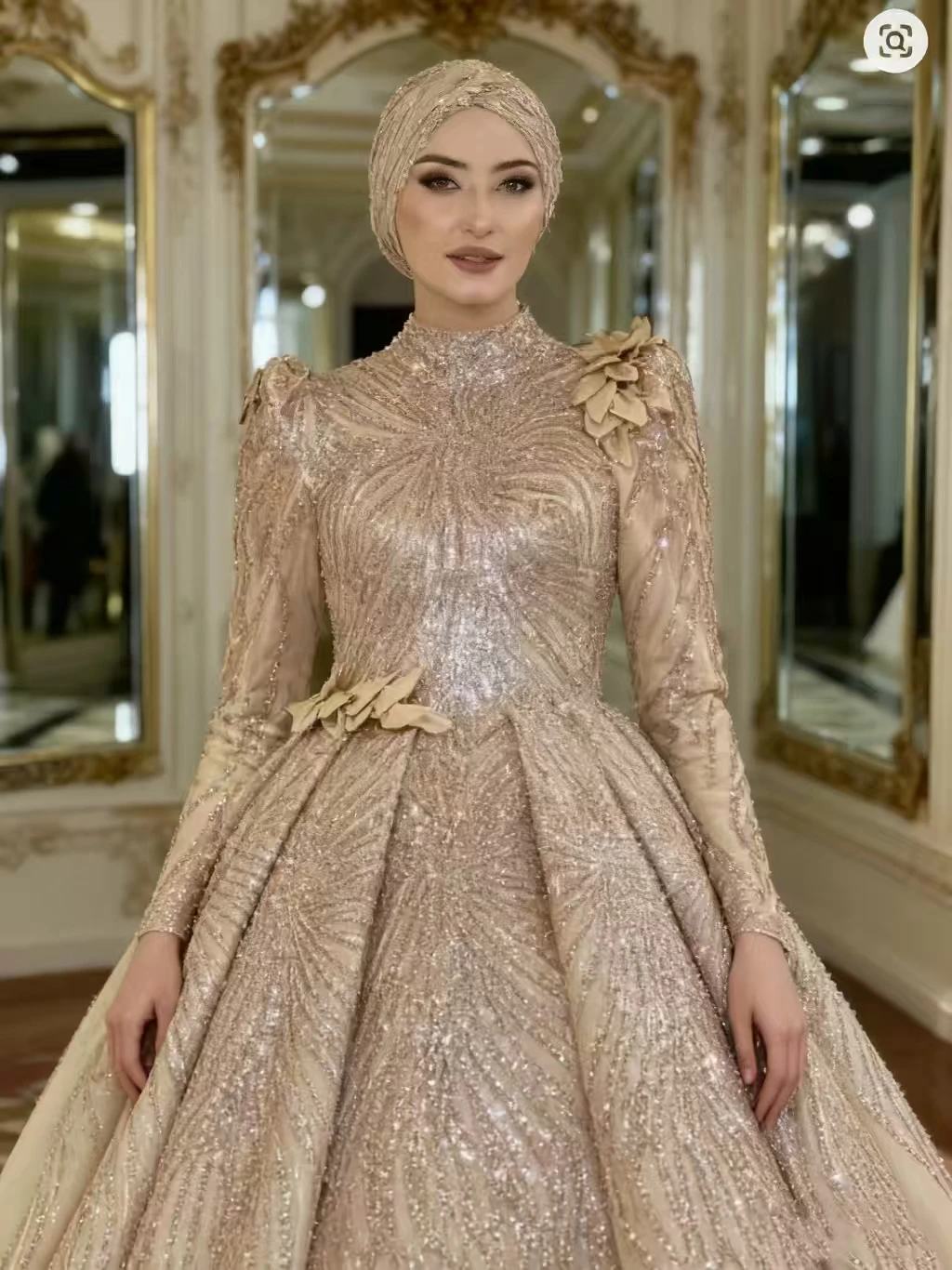 2025 Dubai Saudi Arabia Pearls Mermaid Wedding Dresses Sexy Off The Shoulder Satin Ruffles Vintage Bridal Gowns Angel Sanchez