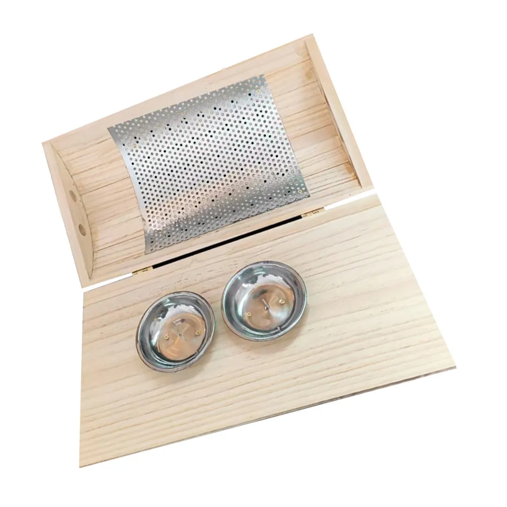 腰痛緩和枕-灸灸デザイン-木製頸椎サポート-中型サイズ-ポータブル睡眠アクセサリー-快適な日常用