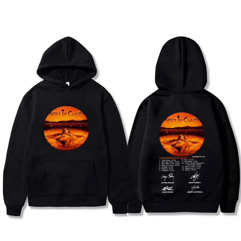 

Rock Band Alice in Chains Dirt Album Graphic Hoodie Men Women Gothic Punk Street Oversized Hoodies Male Fashion Vintage Pullover
