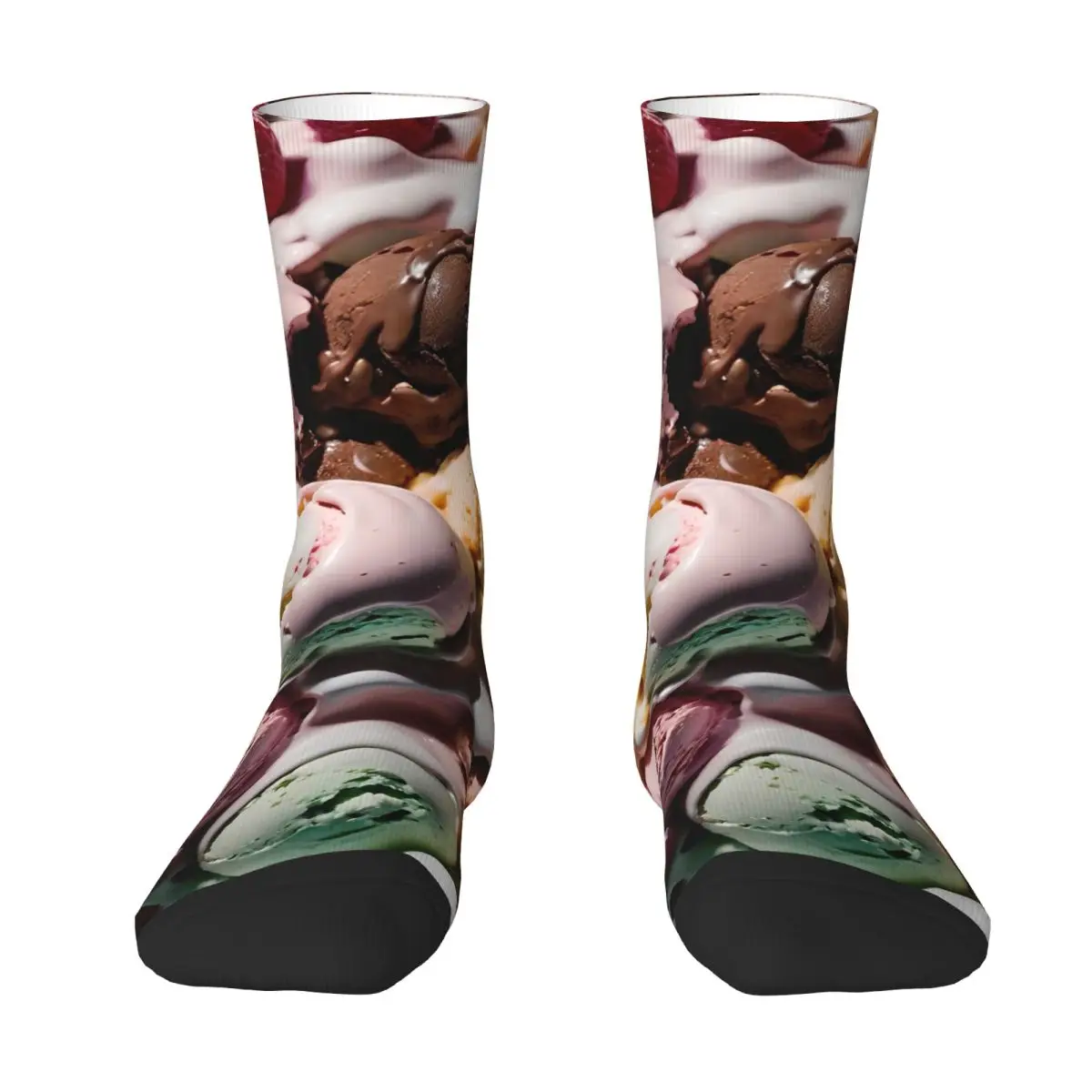 جوارب آيس كريم حلوة جوارب قوطية للجنسين للرجال جوارب تزلج مريحة للخريف جوارب غير قابلة للانزلاق