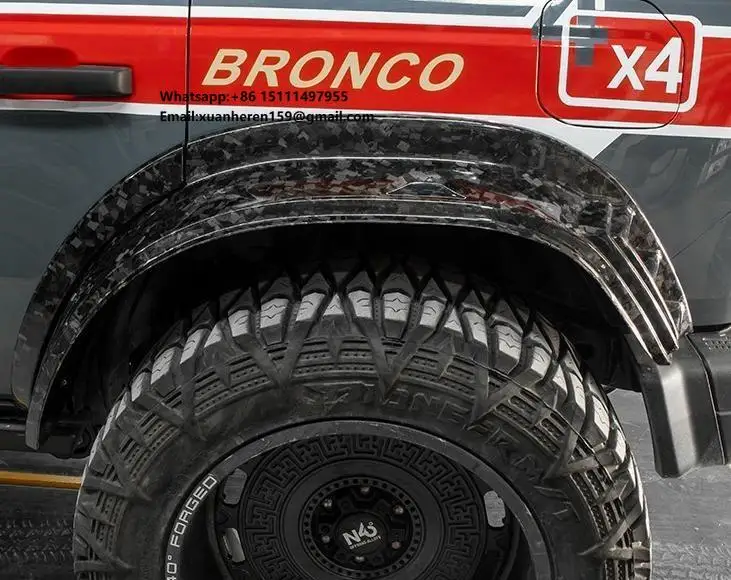 

F-ord Bronco MC ABS Fiber Fender Flares Forged Texture Off Road Body Protection Upgrade