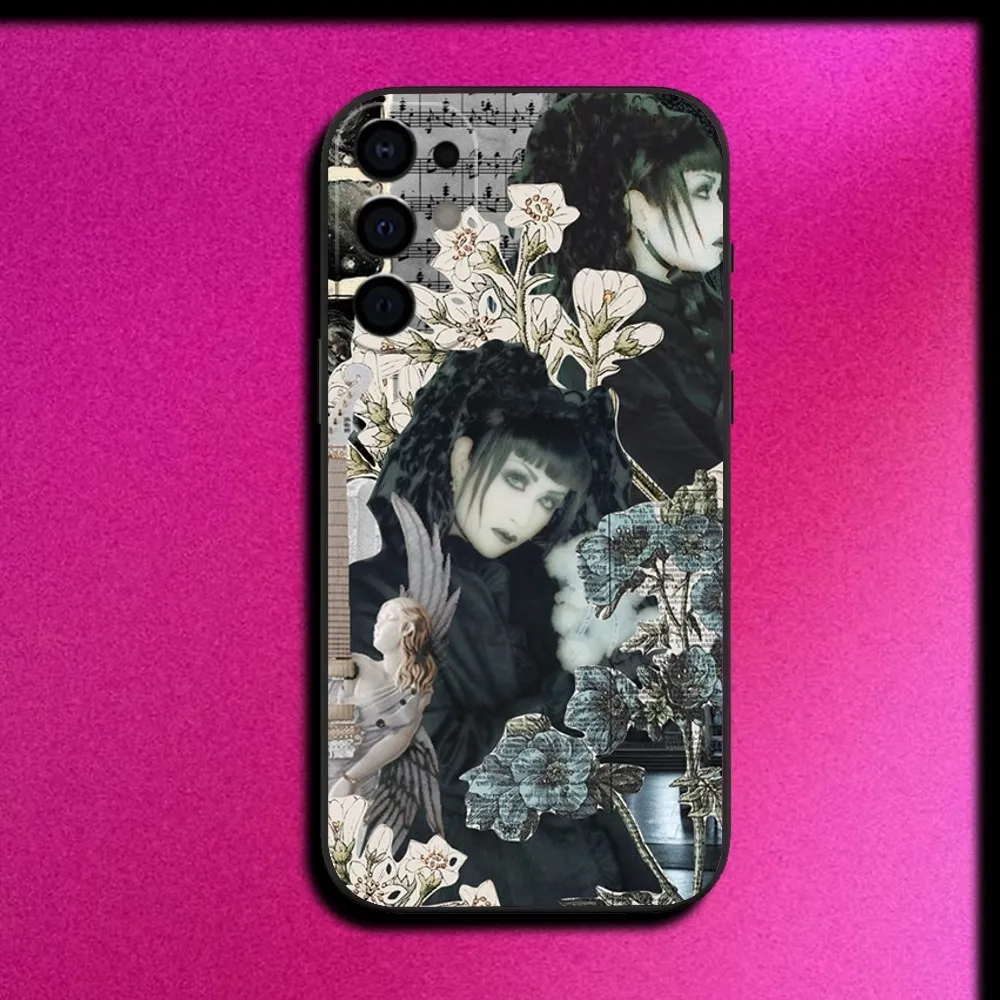 حافظة هاتف M-Malice Mizer Band لهاتف سامسونج S25، S24، S21، S22، S23، S30، Ultra، S20، Plus، Fe، Lite، Note، 10,9,5G غطاء أسود