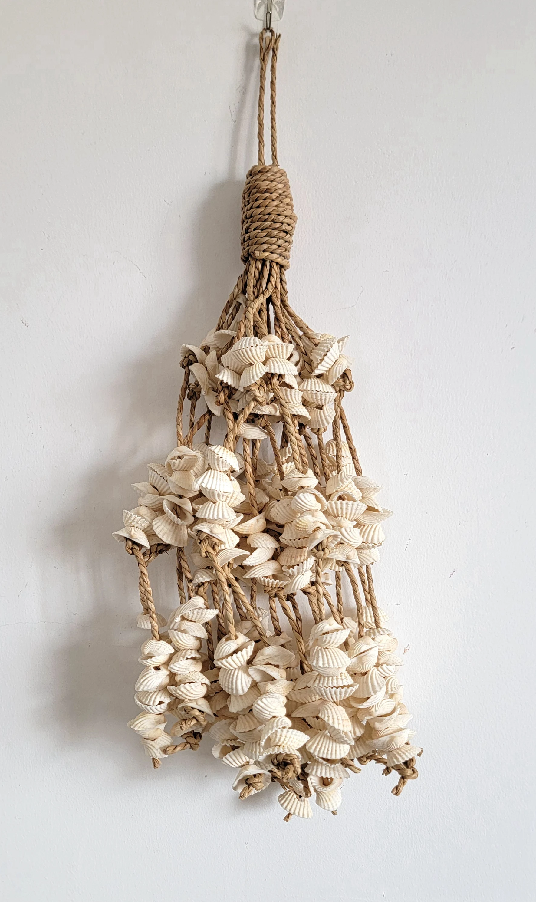 Boho Style Shell Dreamcatcher Hanging Home Decor with Multiple Shells for Bohemian Decor