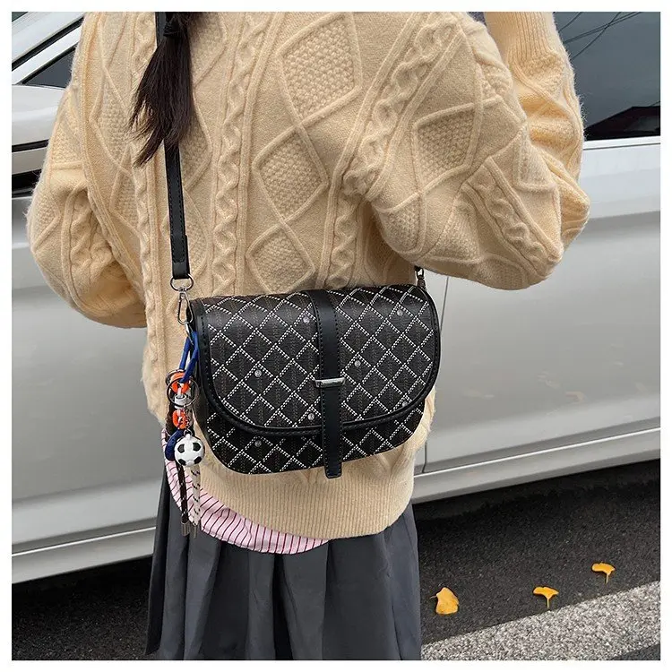 

Trendy Designer Elegant Diaper Bag Minimalist Messenger Handbag For Women Luxury Shoulder Bag Simple Classic Style