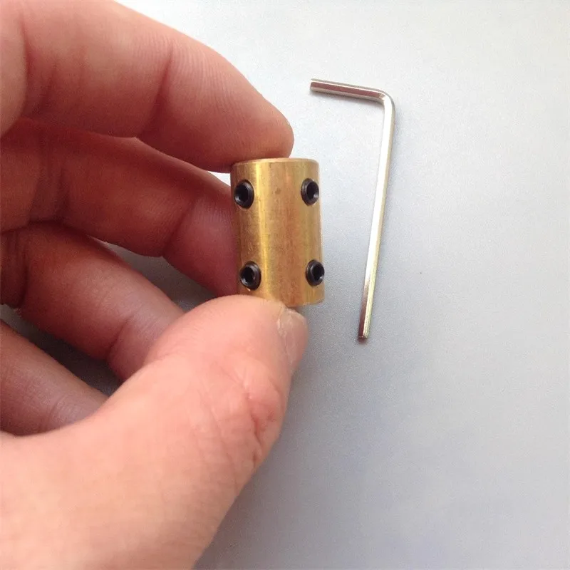 Copper Sleeve Motor Drive Shaft Coupling Model Boat Accessories