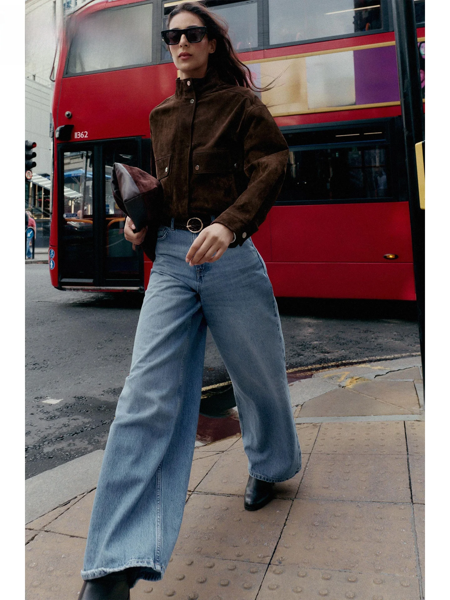 ZAPRHA 아메리칸 슬레 캐주얼 파일럿 재킷 2025년 가을 신상 여성용 코트 키트 장식 스웨이드 아우터웨어