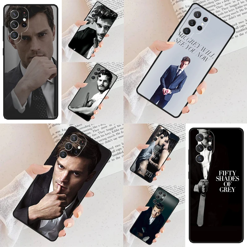 Jamie Dornan Fifty Shades of Grey Phone Case For Samsung Galaxy S24 S23 S22 S21 Ultra S10 Note 10 Pro S20 Plus FE S9 S8 Cover