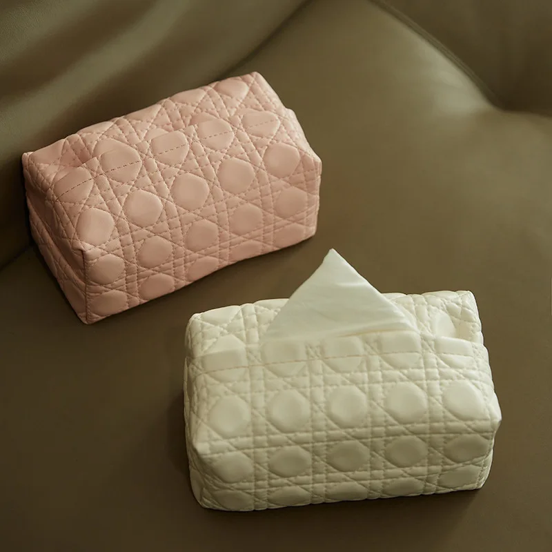 Elegant Creative Sewing Thread Tissue Box Wear Resistant Durable Delicate Flexible Rectangular Car Home Office Storage Decor