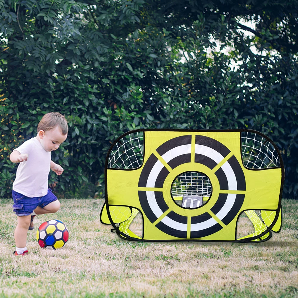 Soccer Goals Portable Football Target for Soccer Cage Net Foldable Gate Impact-Resistant Grass Football Training and Exercise