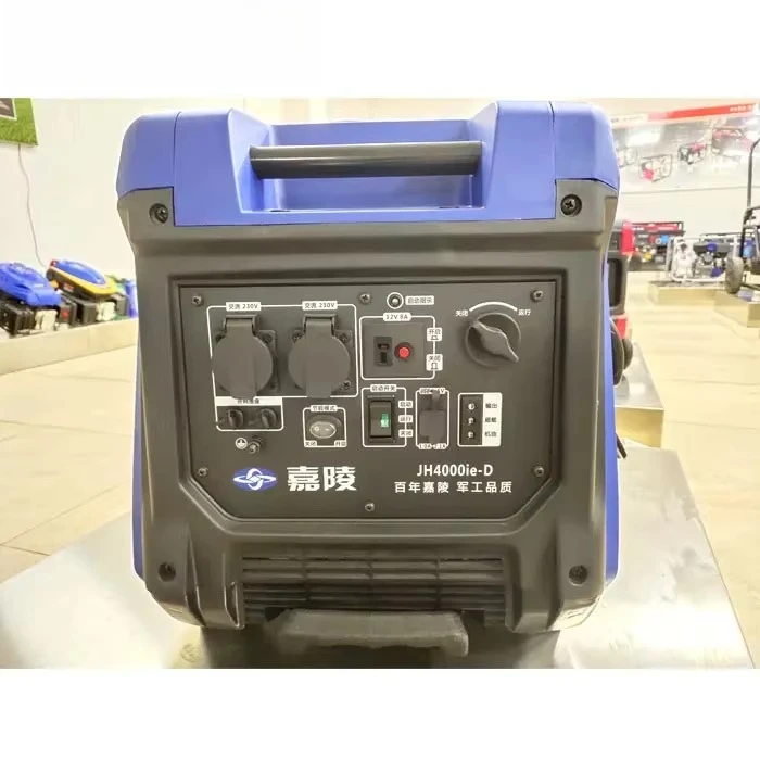 4kW 3500w Gas Powered Fuel Generator Inverter Silent JH4000ie-D Single Phase Small Portable Generator for Camping